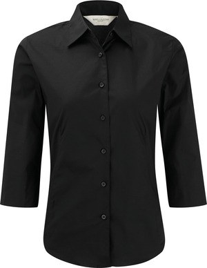 Russell Collection RU946F - Ladies 3/4 Sleeve Fitted Shirt