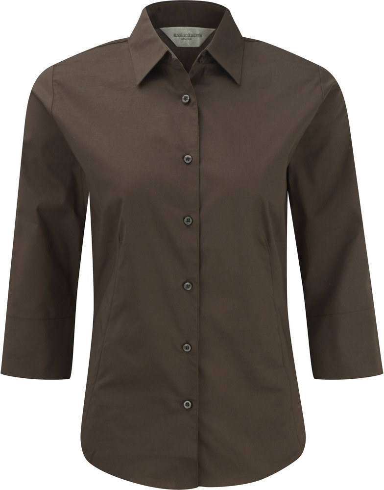 Russell Collection RU946F - Ladies' 3/4 Sleeve Fitted Shirt