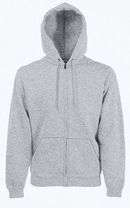 Fruit of the Loom 62-034-0 - Hooded Zip Sweat Heather Grey