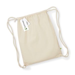 Westford mill WM810 - Organic Gym Bag Natural