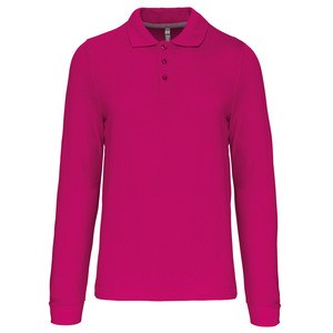 Kariban K243 - MEN'S LONG SLEEVE PIQUE POLO SHIRT Fuchsia