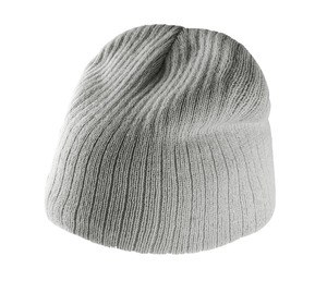 K-up KP517 - RIB-KNIT BEANIE HAT Light Grey