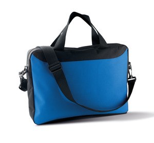 Kimood KI0413 - DOCUMENT BAG Black / Royal Blue