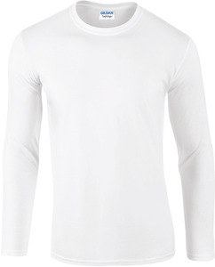 Gildan GI64400 - Softstyle Adult Long Sleeve T-Shirt White