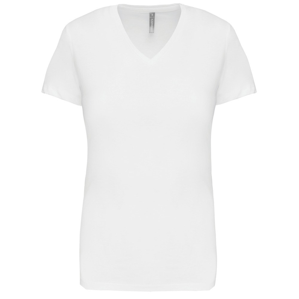 Kariban K381 - LADIES' SHORT SLEEVE V-NECK T-SHIRT