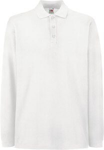 Fruit of the Loom SC63310 - Premium Polo Long Sleeve (63-310-0) White