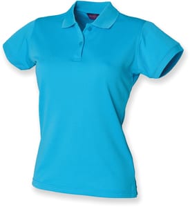 Henbury H476 - Ladies Coolplus® Wicking Piqué Polo Shirt