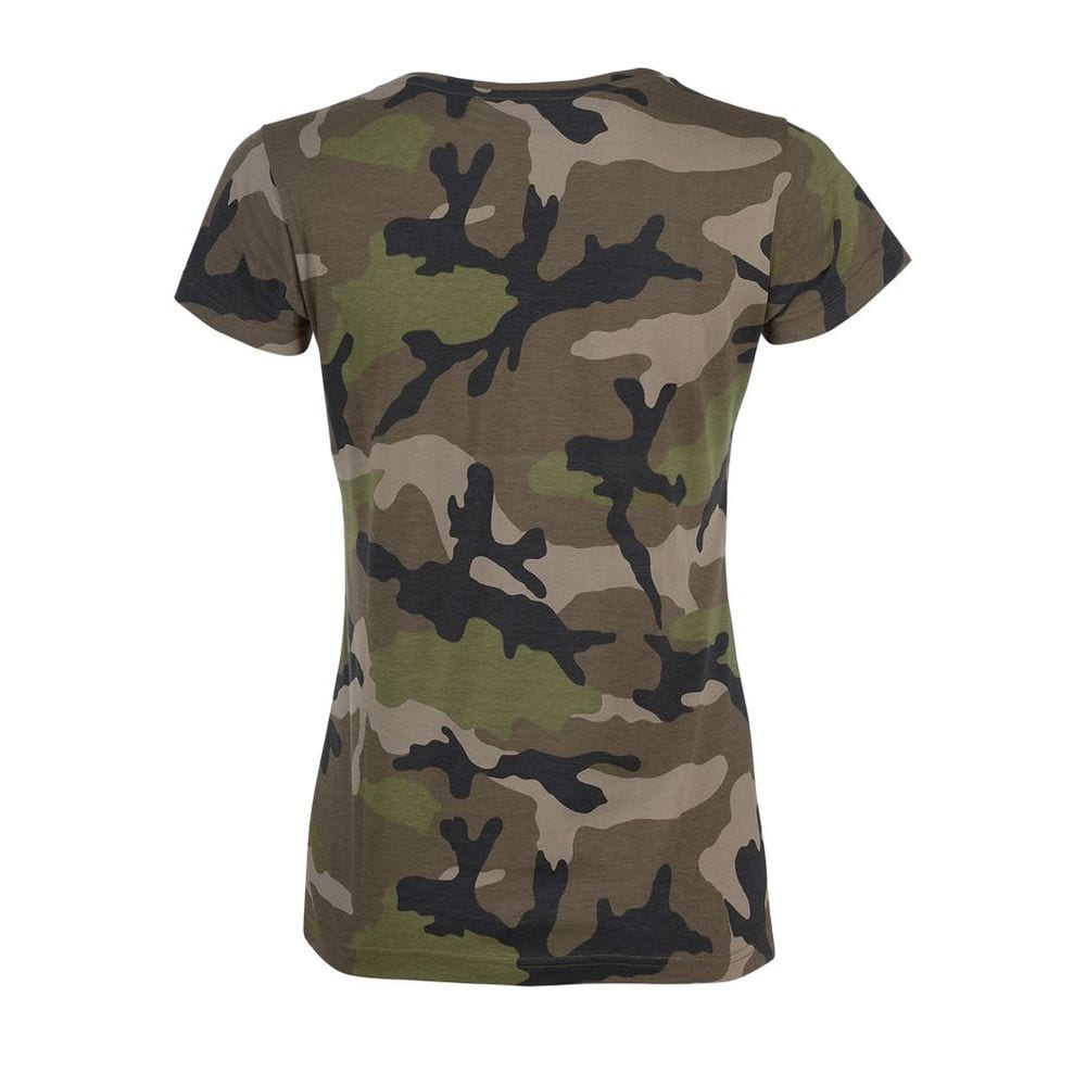 SOL'S 01187 - Camo Women Round Collar T Shirt