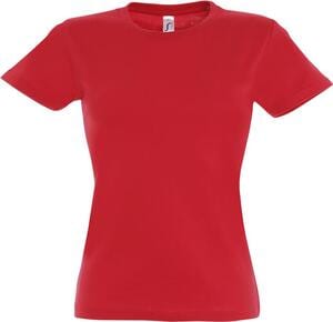 SOL'S 11502 - Imperial WOMEN Round Neck T Shirt Red