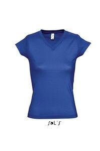 SOL'S 11388 - MOON Women's V Neck T Shirt Royal blue