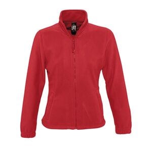 SOL'S 54500 - NORTH WOMEN Zipped Fleece Jacket Red