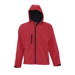 SOL'S 46602 - REPLAY MEN Hooded Softshell Rouge piment