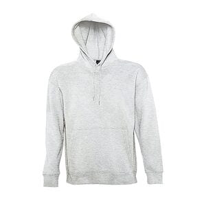 SOL'S 13251 - SLAM Unisex Hooded Sweatshirt Blanc chiné