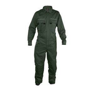 SOL'S 80902 - SOLSTICE PRO Workwear Overall With Simple Zip Vert bouteille