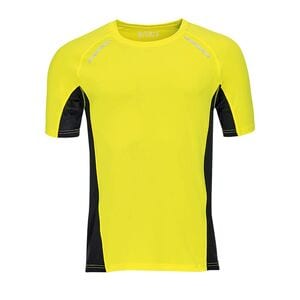 SOL'S 01414 - SYDNEY MEN Short Sleeve Running T Shirt Jaune fluo