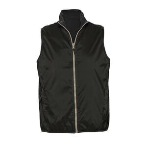 SOL'S 44001 - WINNER Unisex Contrasted Reversible Bodywarmer Black