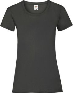 Fruit of the Loom SC61372 - Women's Cotton T-Shirt Light Graphite