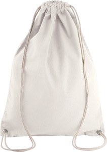 Kimood KI0125 - COTTON DRAWSTRING BACKPACK Natural