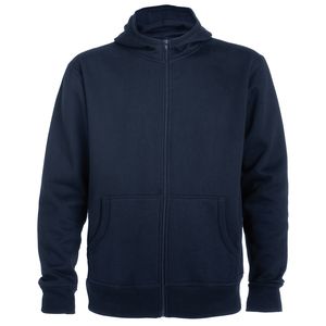 Roly CQ6421 - MONTBLANC Sweat hooded jacket with high neck and full zip Navy Blue