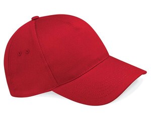 Beechfield BF015 - 5 Panel Cap 100% Cotton Classic Red
