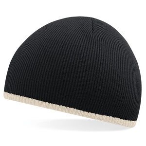 Beechfield BF44C - Two-tone beanie knitted hat