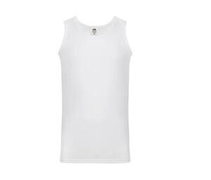 Fruit of the Loom SC235 - Men Tank Top 100% Cotton White