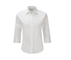 Russell Collection JZ46F - 3/4 Sleeve Fitted Shirt