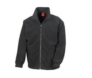 Result RS036 - Men's Zipped Fleece Black