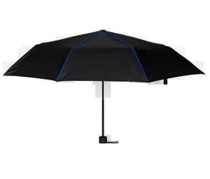 Black&Match BM920 - Mini Foldable Umbrella Black/Royal
