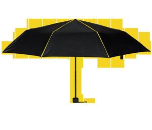 Black&Match BM920 - Mini Foldable Umbrella Black/Gold