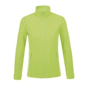 SOL'S 00587 - NOVA WOMEN Micro Fleece Zipped Jacket Neon Green