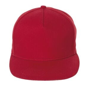 SOL'S 01661 - Sonic 5 Panel Cap Red