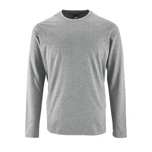 SOL'S 02074 - Imperial LSL MEN Long Sleeve T Shirt Mixed Grey