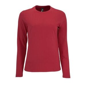 SOL'S 02075 - Imperial LSL WOMEN Long Sleeve T Shirt Red