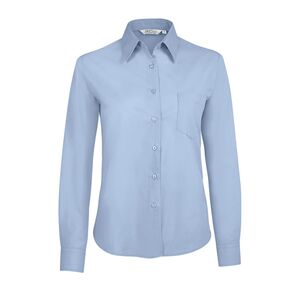 SOL'S 16060 - Executive Long Sleeve Poplin Women's Shirt Sky Blue