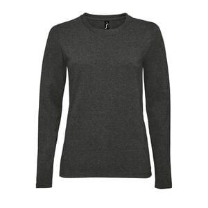 SOL'S 02075 - Imperial LSL WOMEN Long Sleeve T Shirt mixed grey