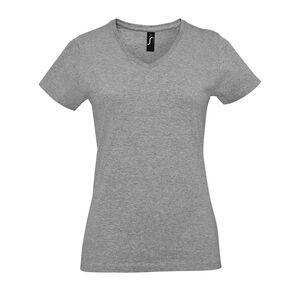 SOL'S 02941 - Imperial V Women V Neck T Shirt Mixed Grey
