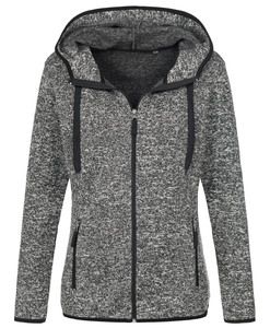 Stedman STE5950 - active knit women's fleece jacket Dark Grey Melange
