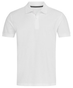 Stedman STE9050 - Men's henry ss short sleeve polo shirt White