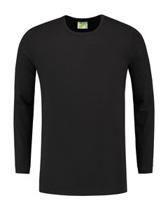 Lemon & Soda LEM1265 - T-shirt Crewneck cot/elast LS for him Black