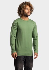 Lemon & Soda LEM1265 - T-shirt Crewneck cot/elast LS for him Lime