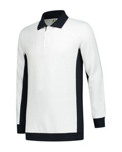 Lemon & Soda LEM4700 - Polosweater Workwear White/DY