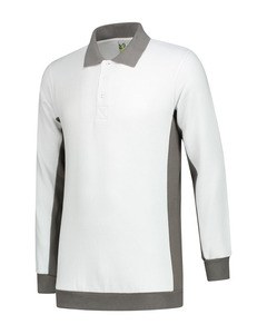 Lemon & Soda LEM4700 - Polosweater Workwear White/PG