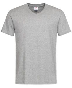 Stedman STE2300 - V-neck t-shirt for men CLASSIC Grey Heather