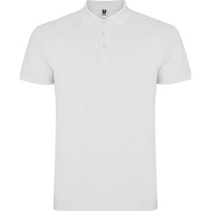 Roly PO6638 - STAR Short-sleeve polo shirt for men White