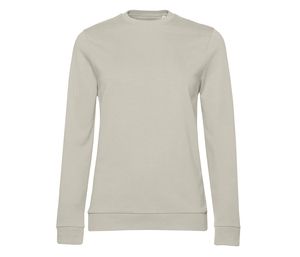 B&C BCW02W - Round neck sweatshirt Grey Fog