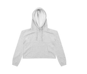 AWDIS JUST HOODS JH016 - Women'S Short Sweat Heather Grey