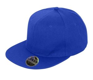 Result RC083 - 100% cotton flat visor cap Sapphire