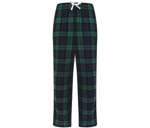 SF Mini SM083 - Children's pajama pants Navy / Green Check
