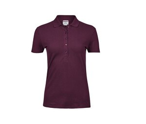 Tee Jays TJ145 - Womens luxury stretch polo Wine